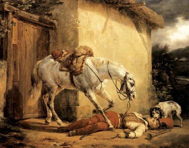 Claude-joseph Vernet The Wounded Trumpeter France oil painting art